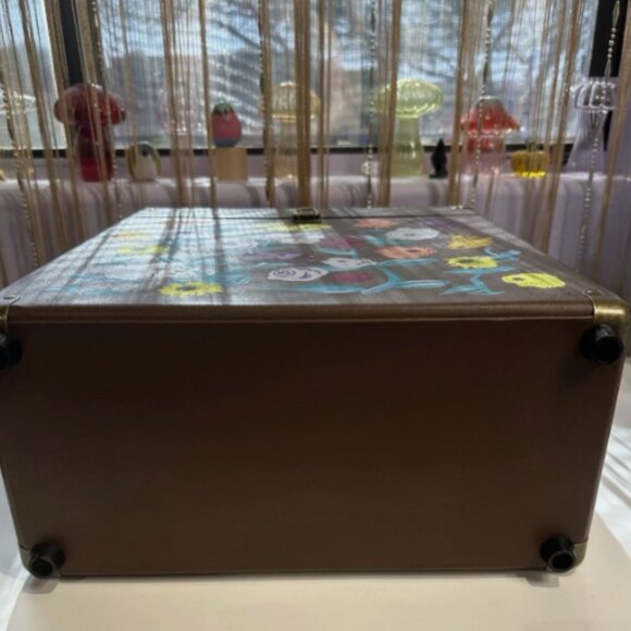 Taylor Swift HANDMADE Acoustic Set Piano Flowers Vinyl Records Storage Case - Picture 7 of 7